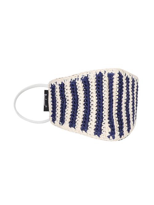 blue cotton antipollution women mask - 17441397 - Very Small Image - 1