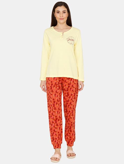 printed nightwear pyjama set - 17441464 - Very Small Image - 1
