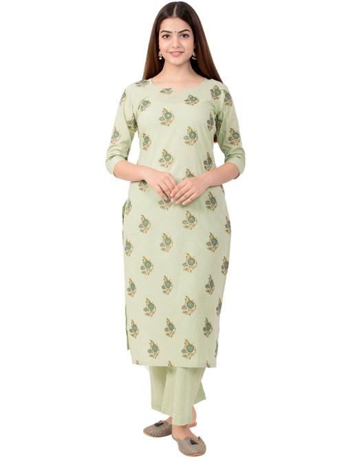 floral kurta palazzo set - 17441513 - Very Small Image - 1