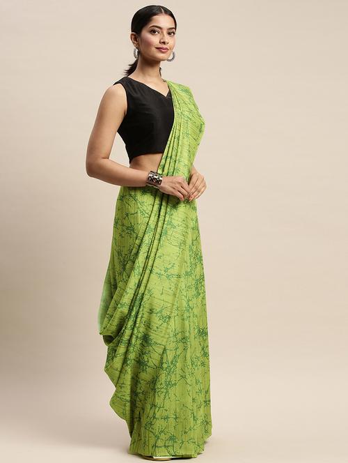 abstract printed saree - 17441658 - Very Small Image - 1