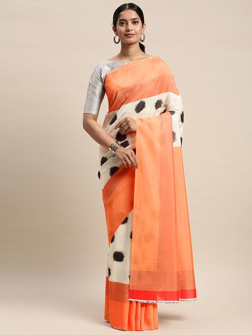 abstract printed saree - 17441679 - Very Small Image - 1
