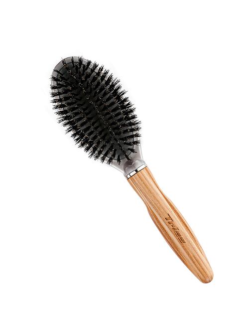 trisa form switzerland anti-bacterial bamboo, super soft bristles for anytime styling with detangling hair comb for men & women - 17444314 - Very Small Image - 1