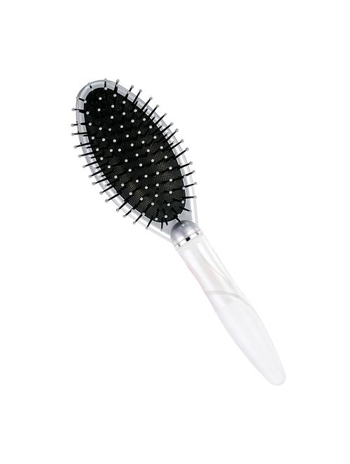 trisa from switzerland with trend hair style brushing with super soft bristles, promote blood circulation (color- white) - 17444331 - Very Small Image - 1
