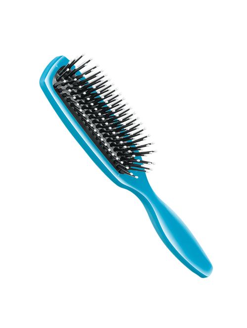 trisa from switzerland hair style brushing with super soft bristles for anytime comfortable styling, soft touch (color- blue) - 17444353 - Very Small Image - 1