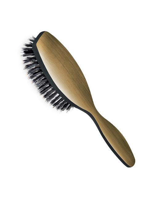 trisa from switzerland with hair style brushing , soft touch, comfortable styling, suitables all hair types,(gold) - 17444355 - Very Small Image - 1