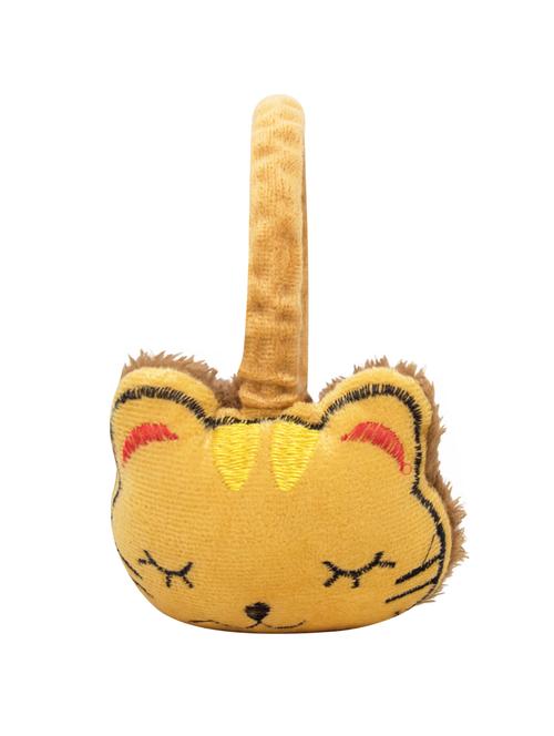 yellow fur winter hair accessory ear muffs - 17444884 - Very Small Image - 1