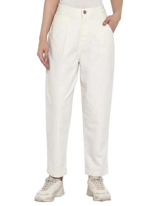 high rise solid jeans - 17445313 - Very Small Image - 1