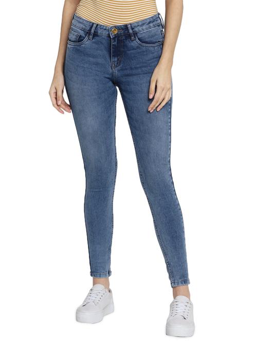stone washed denim jeans - 17445325 - Very Small Image - 1