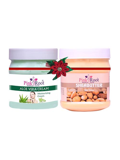 pink root aloe vera cream 500gm with saffron cream 500gm - 17445474 - Very Small Image - 1