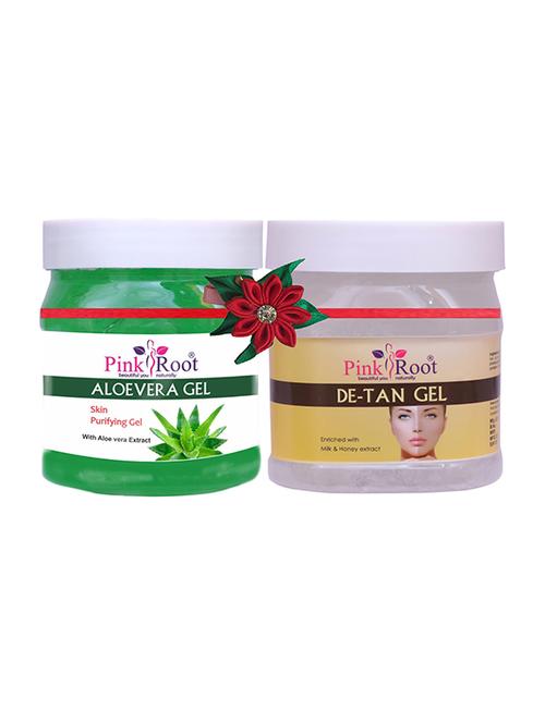 pink root aloe vera gel 500gm with d olive cream 500gm - 17445491 - Very Small Image - 1