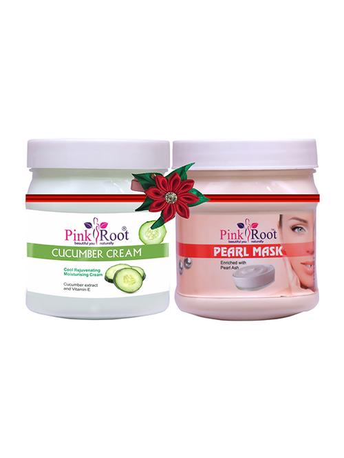 pink root cucumber cream 500gm with pearl gel 500gm - 17445591 - Very Small Image - 1