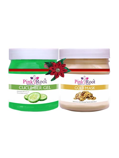 pink root cucumber gel 500gm with gold gel 500gm - 17445601 - Very Small Image - 1
