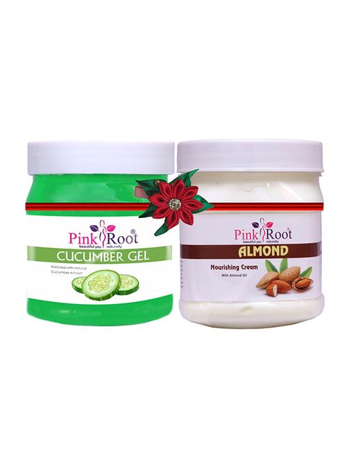 pink root cucumber gel 500gm with gold mask 500gm - 17445602 - Very Small Image - 1