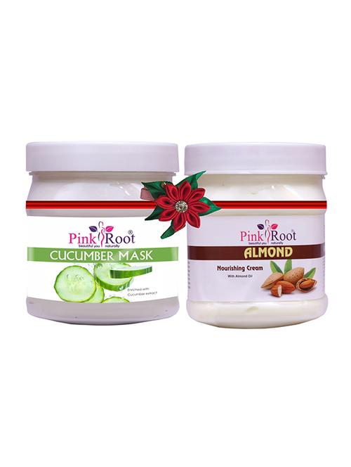 pink root cucumber mask 500gm with gold mask 500gm - 17445640 - Very Small Image - 1