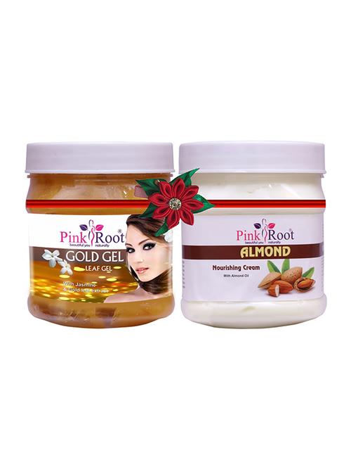 pink root gold gel 500gm with gold mask 500gm - 17445713 - Very Small Image - 1