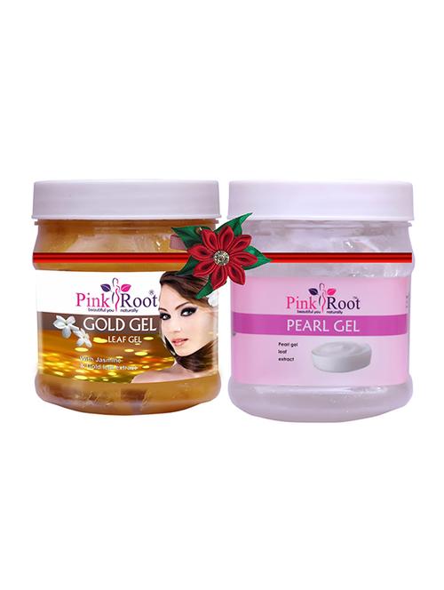 pink root gold gel 500gm with pearl cream 500gm - 17445740 - Very Small Image - 1