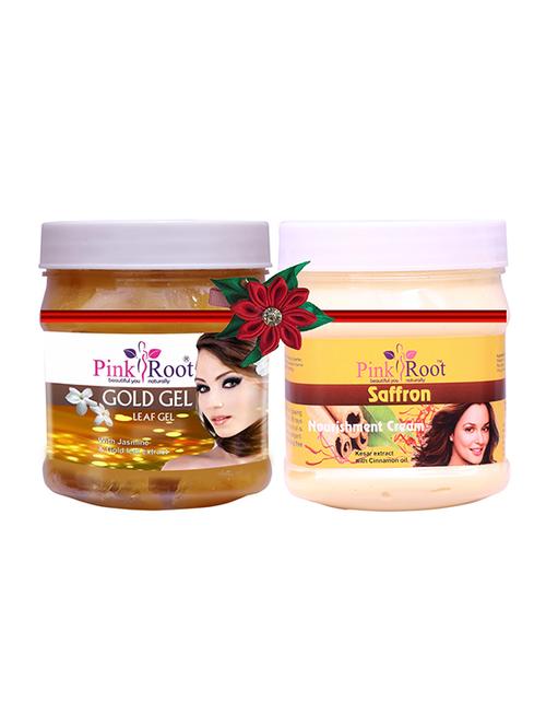pink root gold gel 500gm with vitamin cream 500gm - 17445746 - Very Small Image - 1