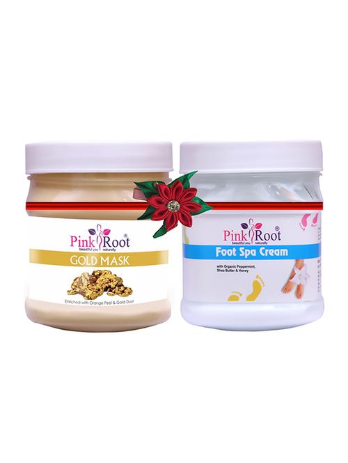 pink root gold mask 500gm with diamond mask 500gm - 17445762 - Very Small Image - 1
