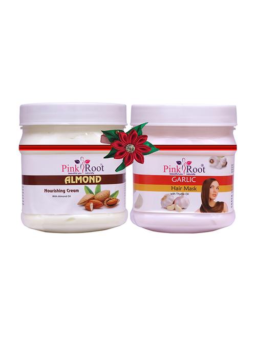 pink root almond cream 500gm with fruit mask 500gm - 17445800 - Very Small Image - 1
