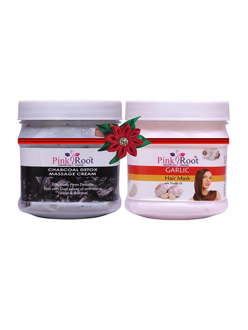 pink root charcoal cream 500gm with fruit mask 500gm - 17445863 - Very Small Image - 1
