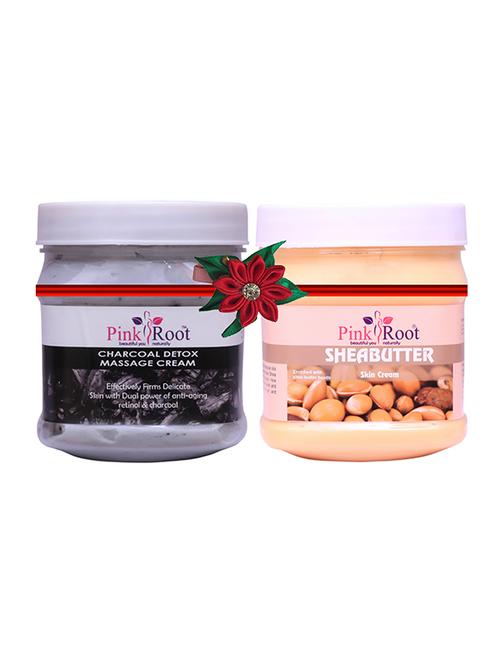pink root charcoal cream 500gm with saffron cream 500gm - 17445879 - Very Small Image - 1