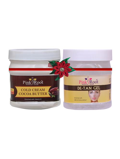 pink root cocoa butter cold cream 500gm with d olive cream 500gm - 17445942 - Very Small Image - 1