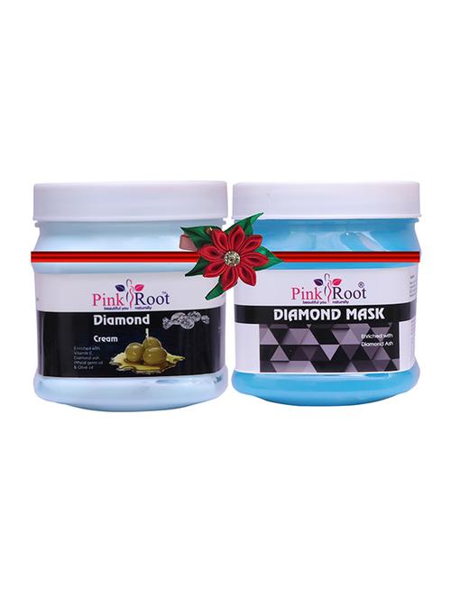 pink root diamond cream 500gm with diamond gel 500gm - 17446071 - Very Small Image - 1