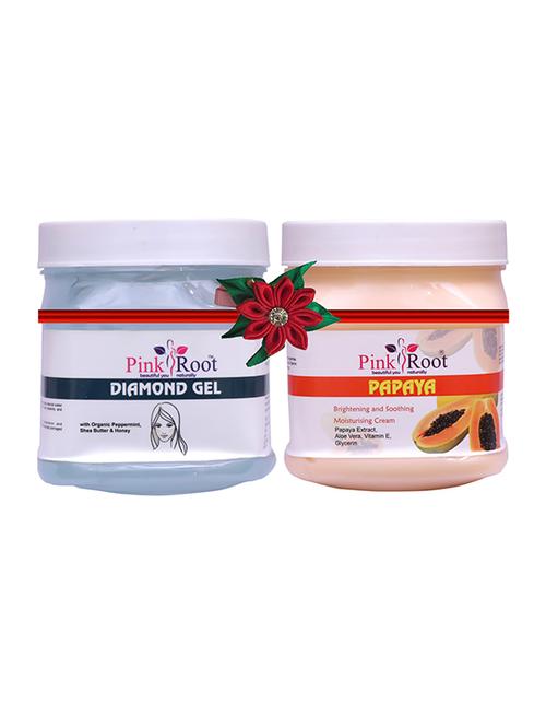 pink root diamond gel 500gm with neem cream 500gm - 17446103 - Very Small Image - 1
