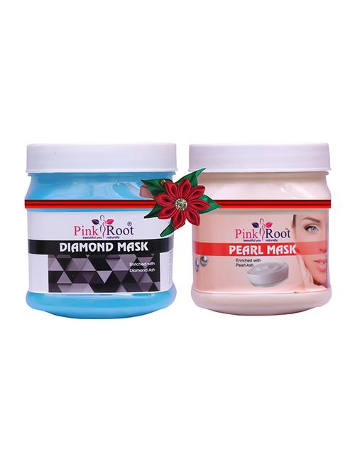 pink root diamond mask 500gm with pearl gel 500gm - 17446129 - Very Small Image - 1
