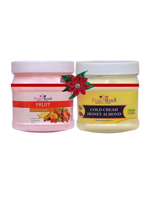 pink root fruit cream 500gm with herbal massage cream 500gm - 17446161 - Very Small Image - 1