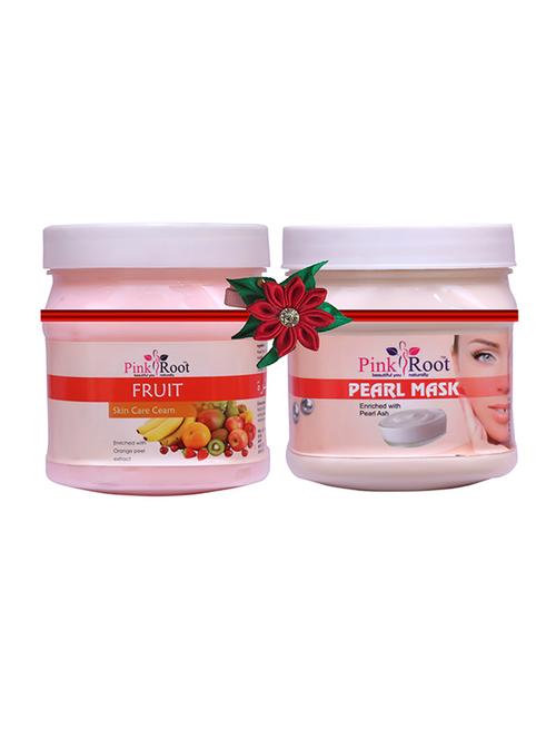 pink root fruit cream 500gm with pearl gel 500gm - 17446168 - Very Small Image - 1