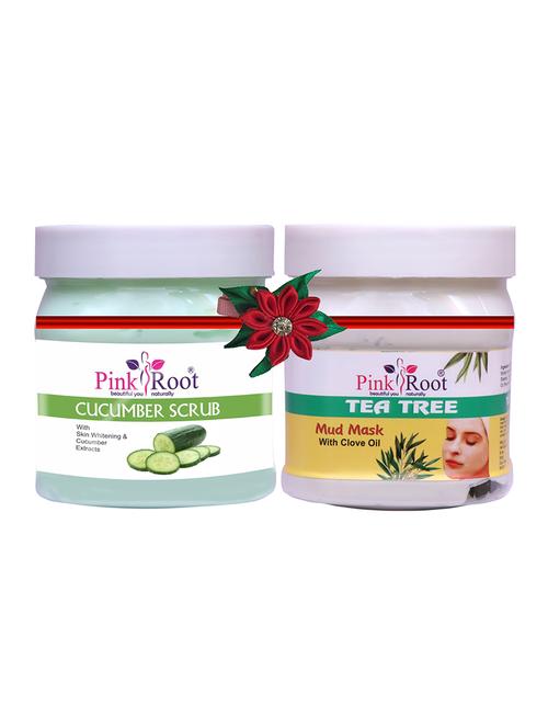 pink root cucumber scrub 500gm with strawberry scrub 500gm - 17446573 - Very Small Image - 1