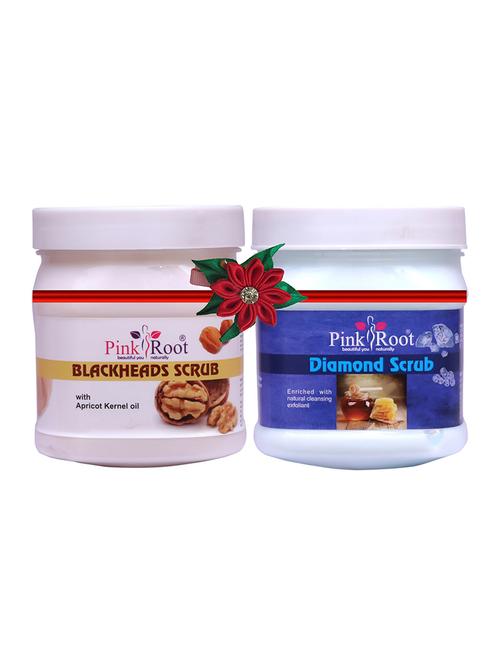 pink root blackheads scrub 500gm with diamond mask 500gm - 17446766 - Very Small Image - 1