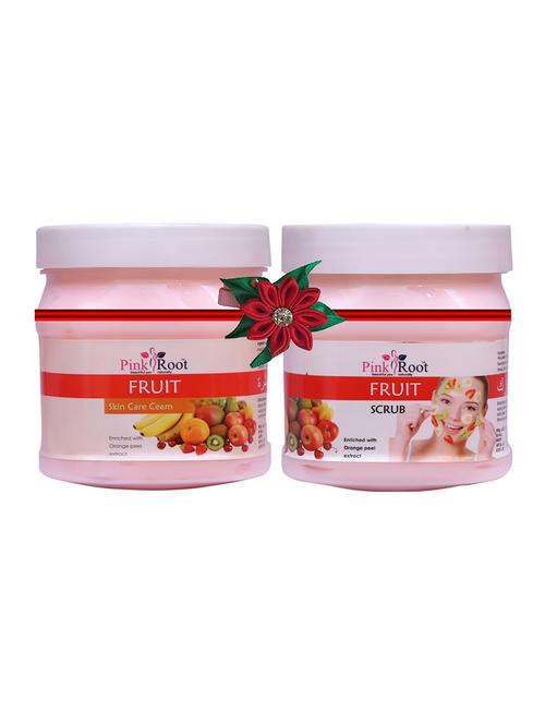 pink root foot spa cream 500gm with wine & beer scrub 500gm - 17447185 - Very Small Image - 1