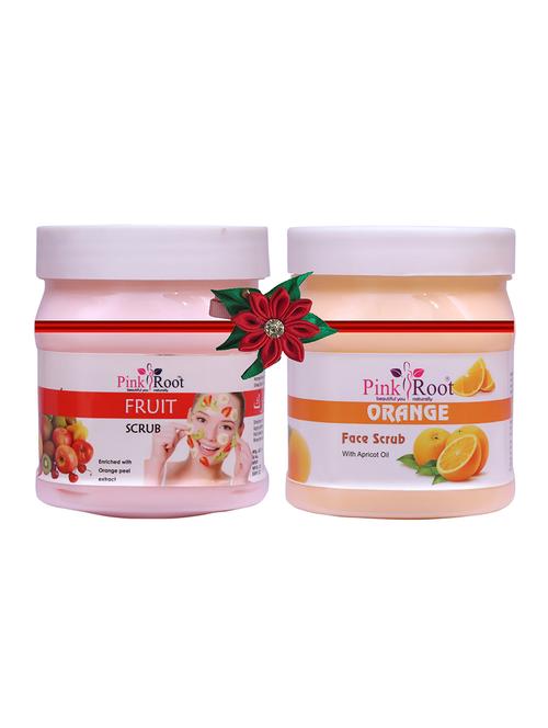 pink root fruit scrub 500gm with neem scrub 500gm - 17447220 - Very Small Image - 1