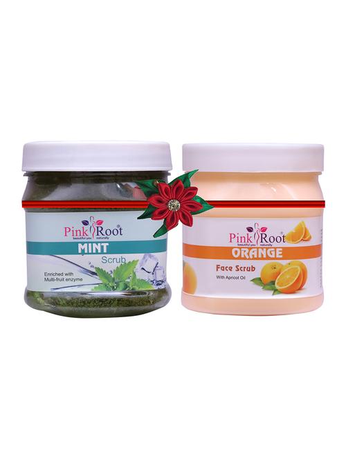 pink root mint scrub 500gm with neem scrub 500gm - 17447291 - Very Small Image - 1