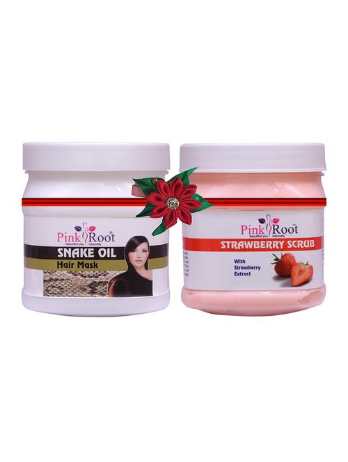 pink root sandal turmeric mask 500gm with wine & beer scrub 500gm - 17447491 - Very Small Image - 1