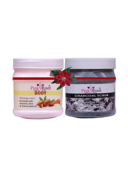 pink root blackheads scrub 500gm with shea butter cream 500gm - 17447830 - Very Small Image - 1