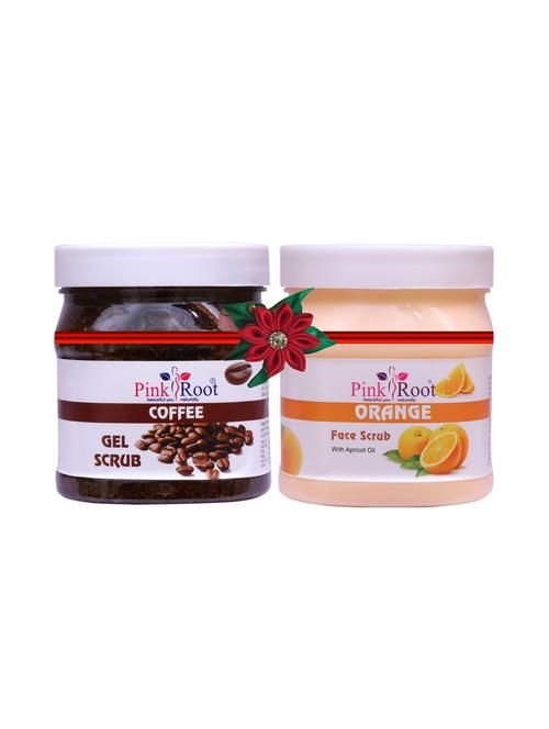 pink root coffee gel scrub 500gm with neem scrub 500gm - 17448023 - Very Small Image - 1