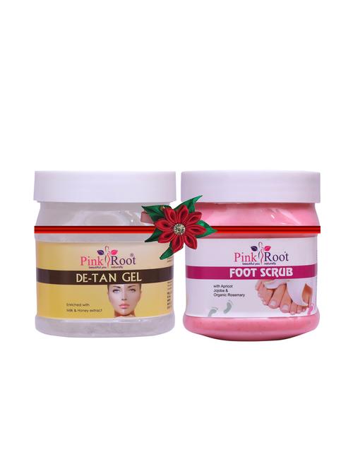 pink root de-tan gel 500gm with diamond scrub 500gm - 17448054 - Very Small Image - 1