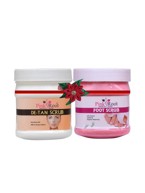 pink root de-tan scrub 500gm with diamond scrub 500gm - 17448080 - Very Small Image - 1