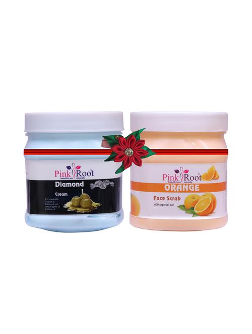 pink root diamond cream 500gm with neem scrub 500gm - 17448117 - Very Small Image - 1
