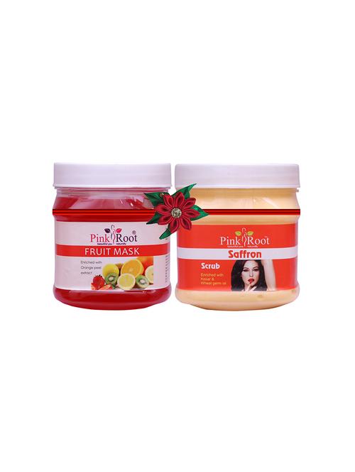 pink root fruit mask 500gm with pearl scrub 500gm - 17448238 - Very Small Image - 1