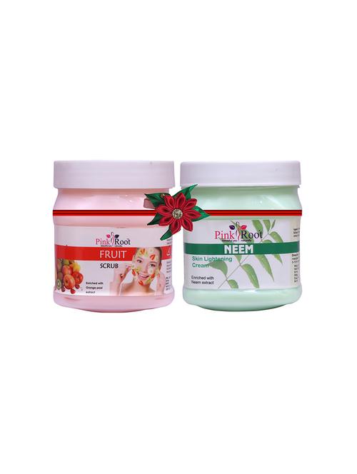 pink root fruit scrub 500gm with mint scrub 500gm - 17448247 - Very Small Image - 1