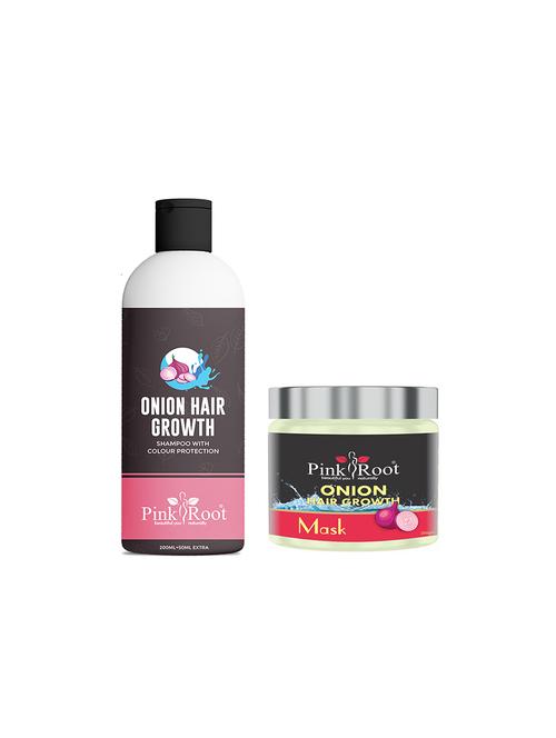pink root onion shampoo with onion hair growth mask 200gm - 17448551 - Very Small Image - 1