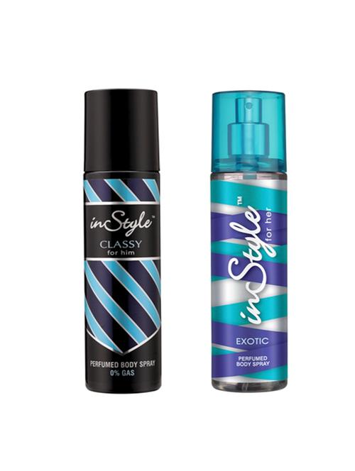 instyle classy & exotic deo 135ml (pack of 2) - 17449635 - Very Small Image - 1