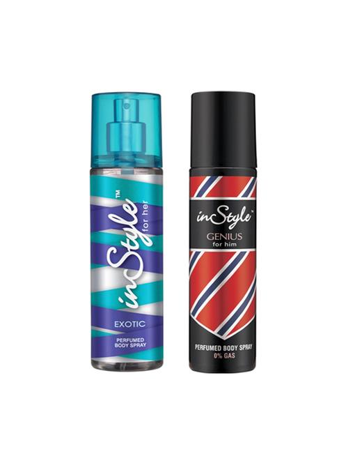instyle exotic & genius deo 135ml (pack of 2) - 17449649 - Very Small Image - 1