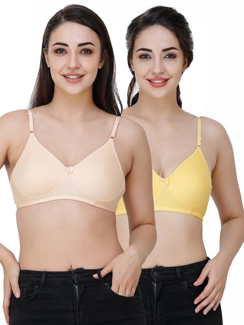 set of 2 solid t-shirt bra - 17451103 - Very Small Image - 1