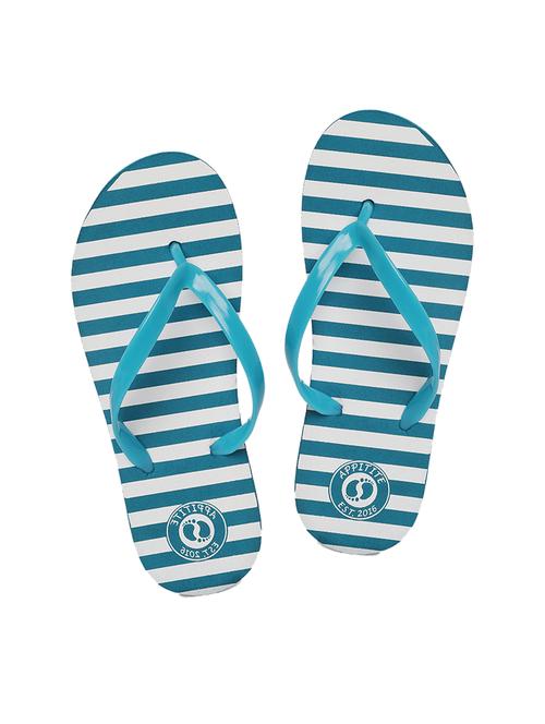 light blue rubber flip flops - 17451563 - Very Small Image - 1
