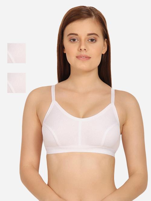 set of 3 cotton blend sports bra - 17452779 - Very Small Image - 1